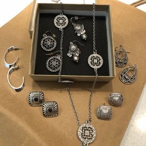 GH Bass Silver Jewelry mixed lot